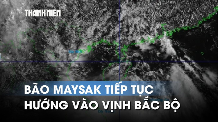 Bão số 1 (bão Maysak) giật cấp 11, hướng thẳng vào Vịnh Bắc bộ