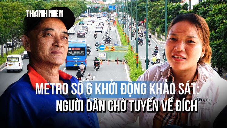 Bắt đầu khoan khảo sát metro số 6: Người dân chờ ngày đến sân bay bằng metro