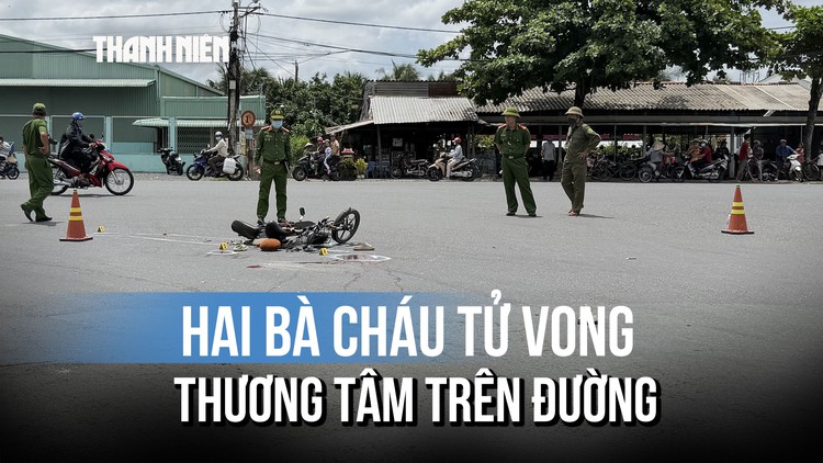 Đi nhận vé số về bán, người bà cùng cháu nội gặp nạn thương tâm trên quốc lộ 1