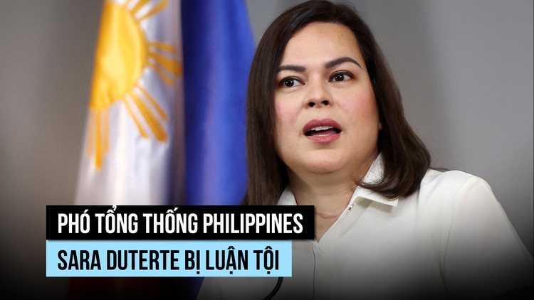 Phó tổng thống Philippines bị luận tội