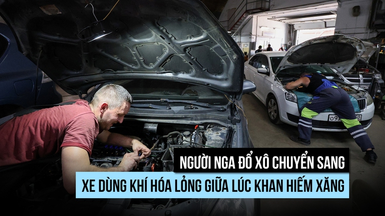 Khan hiếm xăng, nhiều người Nga vội 'độ' xe để sử dụng khí hóa lỏng
