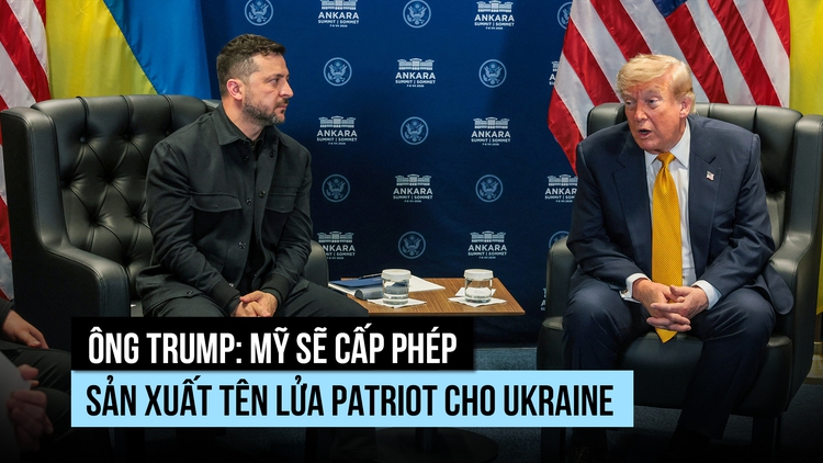 Ông Trump hứa Ukraine sẽ được phép sản xuất tên lửa Patriot