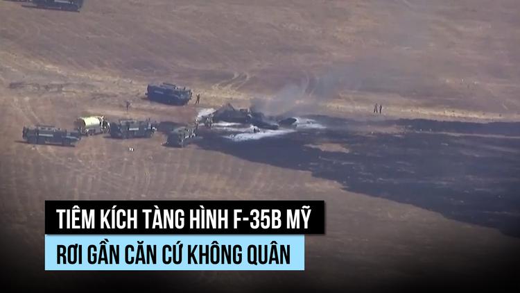 Thủy quân lục chiến Mỹ mất một F-35B trong vụ rơi gần căn cứ