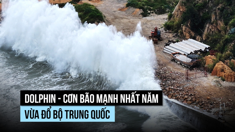 Trung Quốc đương đầu cơn bão 'mạnh nhất năm' Dolphin