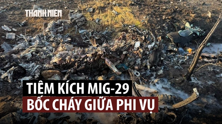Ukraine mất thêm chiến đấu cơ MiG-29