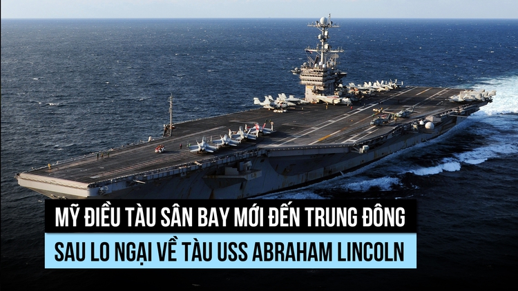Mỹ sắp thay tàu sân bay mới ở Trung Đông sau quan ngại sức khỏe thủy thủ đoàn?