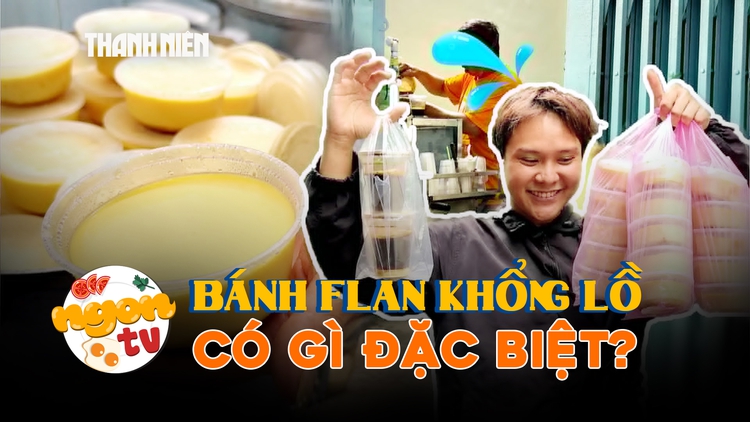 Bánh flan khổng lồ 20.000 đồng gây sốt mạng xã hội có gì đặc biệt?