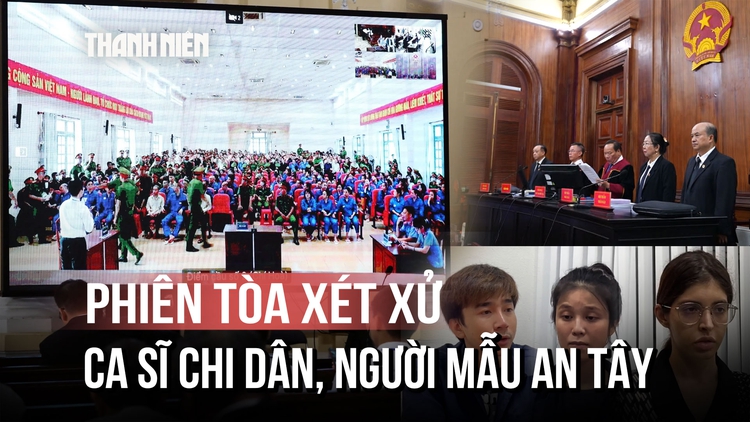 An ninh thắt chặt tại phiên tòa xét xử ca sĩ Chi Dân, người mẫu An Tây