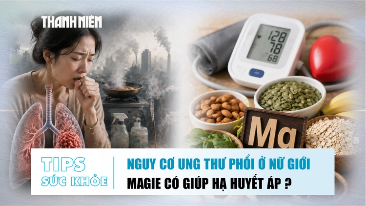 Bản tin sức khỏe 18.8: Nguy cơ ung thư phổi ở nữ giới | Magie có giúp hạ huyết áp?