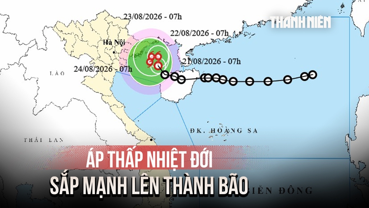Áp thấp nhiệt đới sắp mạnh lên thành bão, cảnh báo gió giật cấp 10