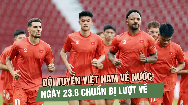 Đội tuyển Việt Nam về nước ngày 23.8, còn bao nhiêu thời gian chuẩn bị cho chung kết lượt về?