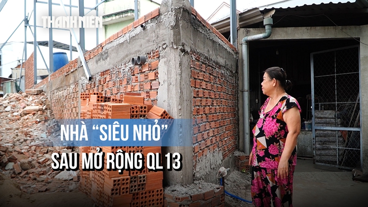 Nhà 'siêu nhỏ' sau mở rộng quốc lộ 13: Chính quyền nói gì về việc cấp phép xây dựng?