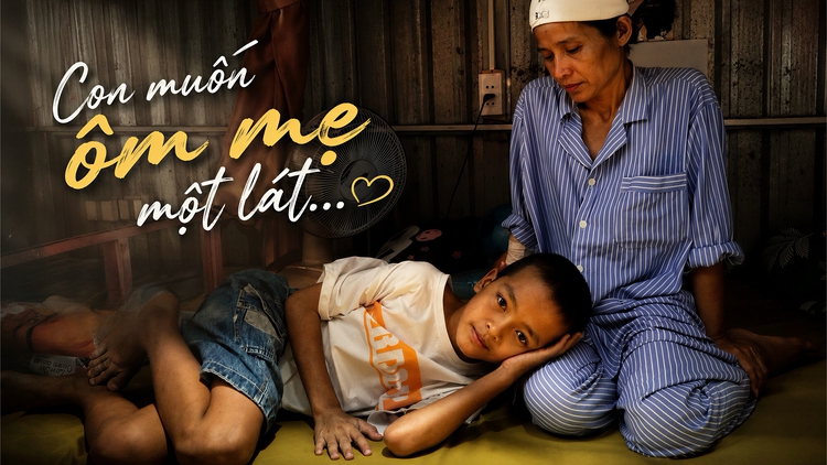 Chăm hai con đầu cùng mắc ung thư, người mẹ nghèo phải đứt ruột gửi con út vào chùa