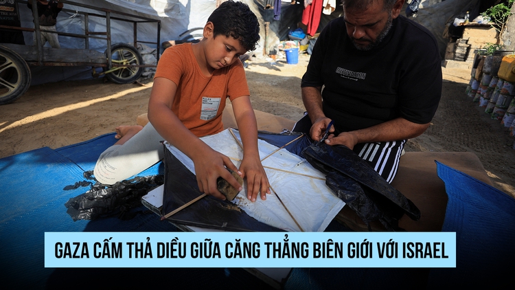 Thả diều bị cấm giữa căng thẳng biên giới Gaza - Israel
