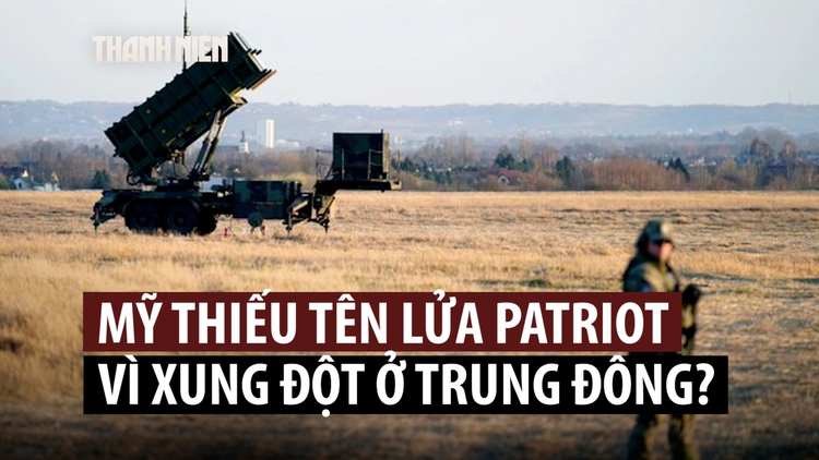 Quân Mỹ ở châu Âu cũng thiếu tên lửa Patriot vì cuộc chiến Iran?