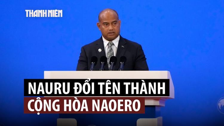 Đảo quốc tí hon giữa Thái Bình Dương đổi tên