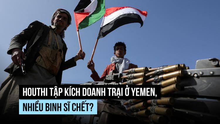 Houthi bắn tên lửa vào doanh trại quân chính phủ Yemen, gây thương vong lớn