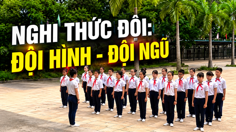 Hướng dẫn Nghi thức Đội: Đội hình - Đội ngũ