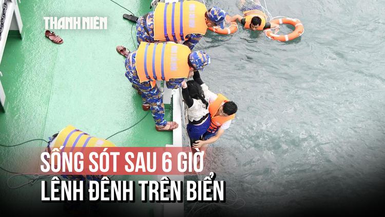 Kỳ diệu nữ du khách sống sót sau 6 giờ lênh đênh trên biển Mũi Nghê