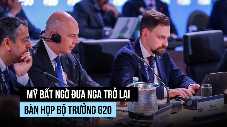 Mỹ bất ngờ đưa Nga trở lại bàn họp bộ trưởng G20