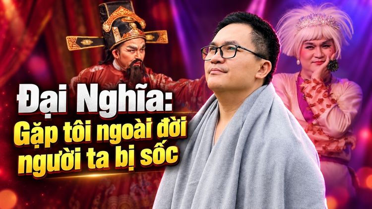 NSƯT Đại Nghĩa: 'Ngoài sân khấu, tôi gần như là con người khác'