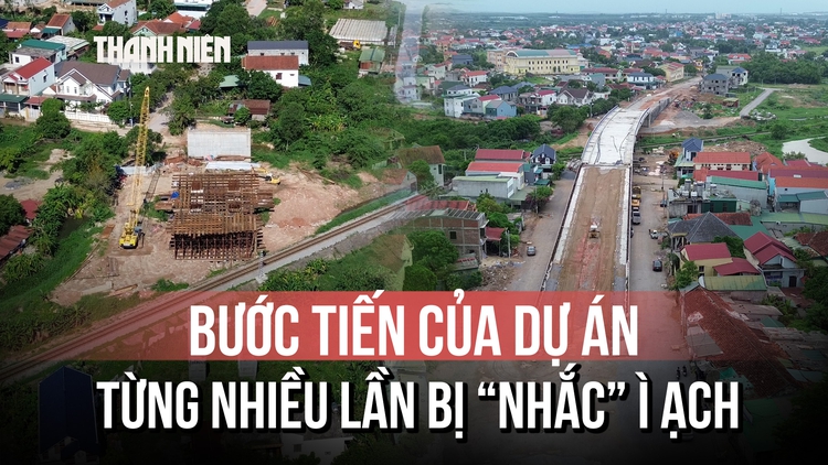 Dự án cầu vượt đường sắt Đồng Hới từng thi công ì ạch giờ ra sao?