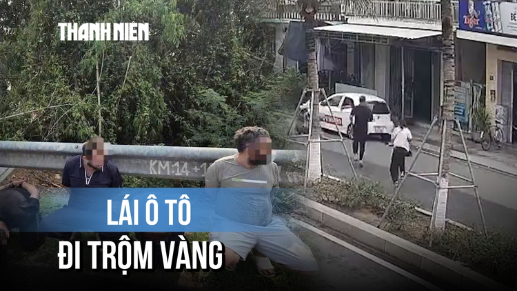 Đi ô tô trộm vàng bất thành, bị bắt trên đường tẩu thoát