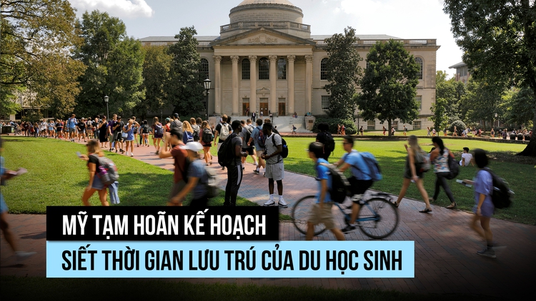 Thẩm phán Mỹ hoãn thi hành chính sách siết thời gian lưu trú của du học sinh