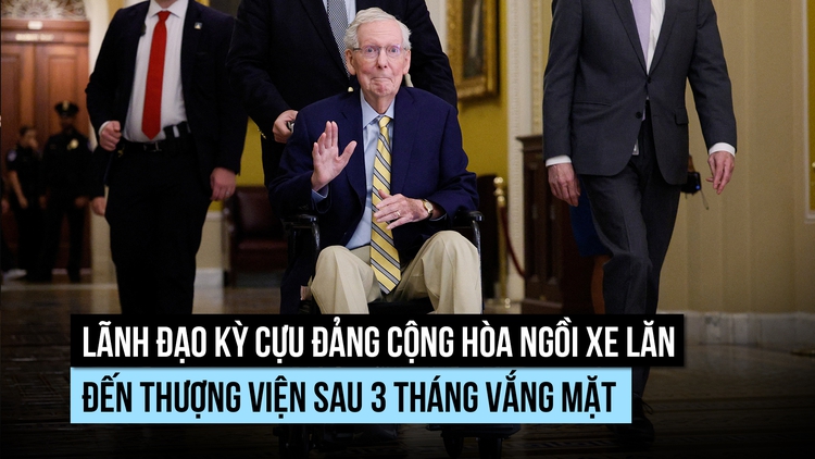 Nghị sĩ kỳ cựu đảng Cộng hòa ngồi xe lăn đi họp, quan ngại sức khỏe vẫn còn