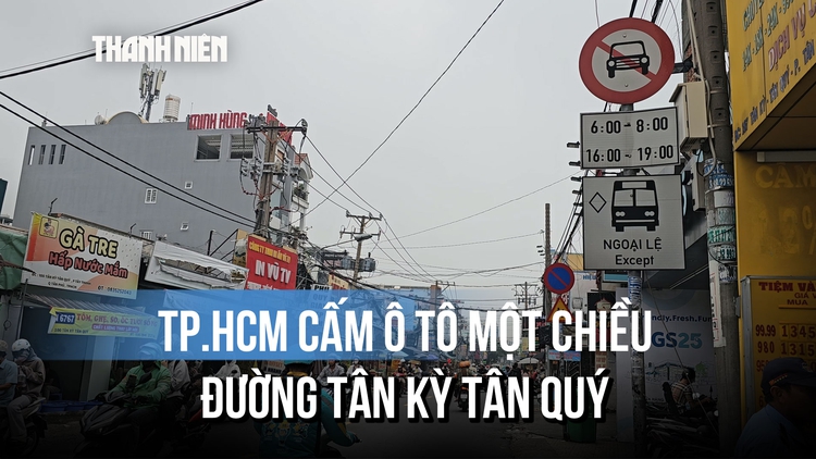 TP.HCM cấm ô tô một chiều đường Tân Kỳ Tân Quý, rào một phần đường Trường Chinh