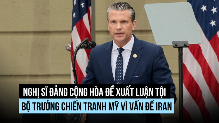 Nghị sĩ đảng Cộng hòa đề xuất luận tội Bộ trưởng Quốc phòng Mỹ