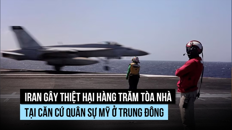 Iran gây thiệt hại căn cứ Mỹ khắp Trung Đông, làm đạn dược hao hụt nặng