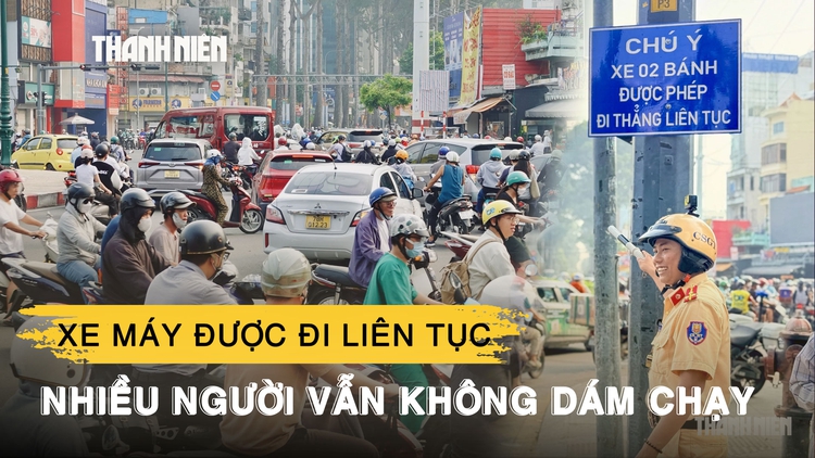 Vòng xoay ngã sáu Cộng Hòa: Xe máy được đi liên tục, nhiều người vẫn không dám chạy