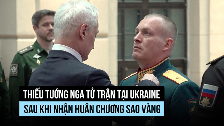 Ukraine nói thiếu tướng Nga vừa nhận huân chương đã tử trận