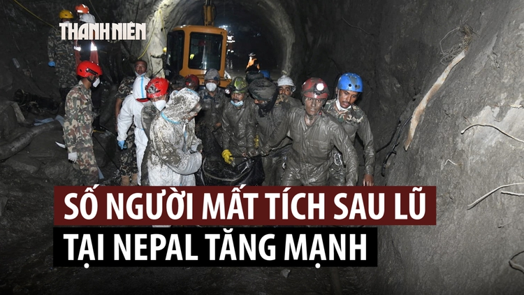 Số người mất tích trong lũ quét lịch sử ở Nepal tăng mạnh