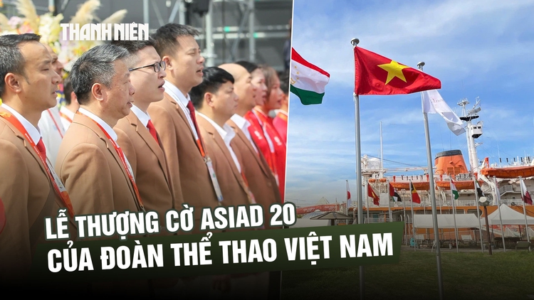 Long trọng lễ thượng cờ đoàn thể thao Việt Nam ở ASIAD 20, quyết tâm thi đấu với hơn 100% sức lực