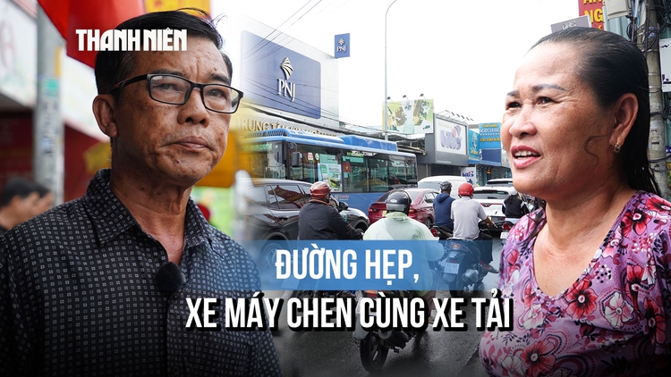 Đường hẹp, xe máy chen cùng xe tải: Người dân chờ đường song hành 6.800 tỉ ở TP.HCM