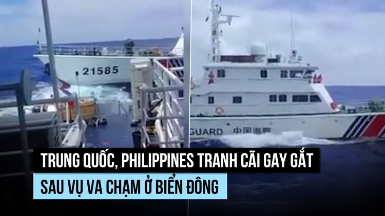 Tranh cãi Trung Quốc -Philippines sau va chạm tàu ở Biển Đông