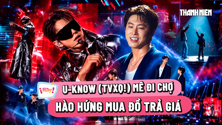 U-Know (TVXQ!) mê đi chợ Bến Thành, hào hứng trả giá