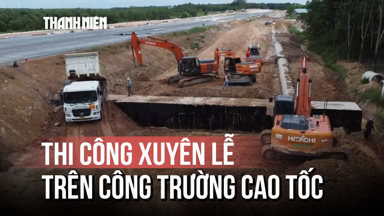 [FLYCAM] Công trường cao tốc TP.HCM - Thủ Dầu Một - Chơn Thành thi công xuyên lễ Quốc khánh