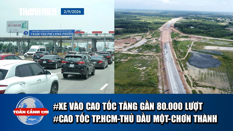 Toàn cảnh 17h: Xe vào cao tốc tăng gần 80.000 lượt | FLYCAM Cao tốc TP.HCM - Thủ Dầu Một - Chơn Thành