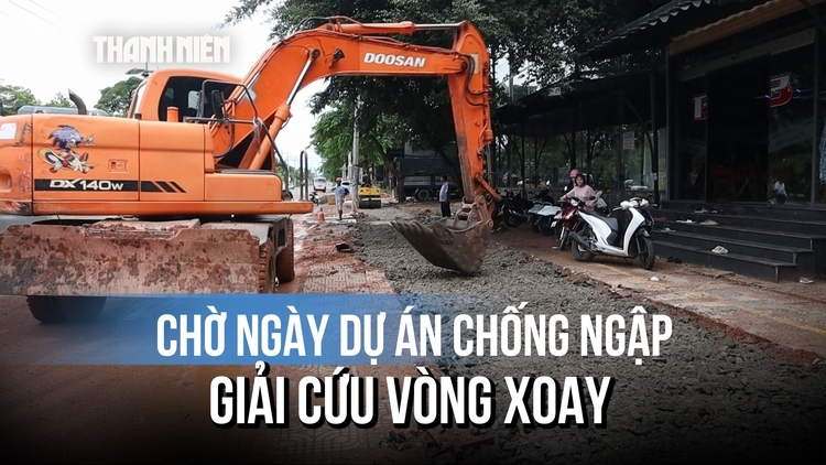 Nhiều năm sống chung với ngập, người dân Bình Phước chờ ngày 'giải cứu' vòng xoay Hùng Vương
