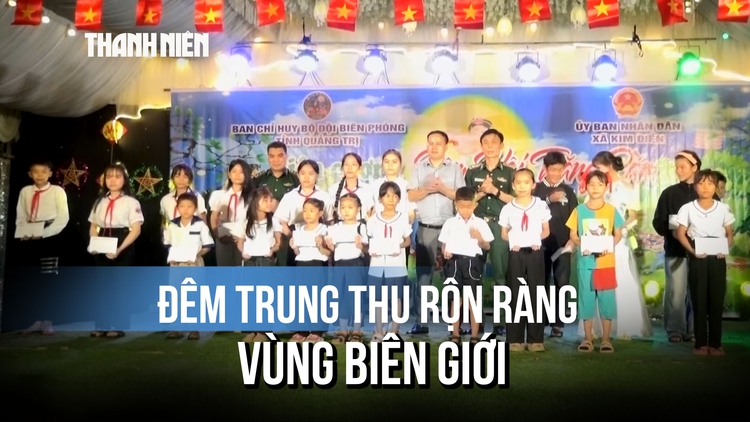 Đêm trung thu rộn ràng vùng biên giới Quảng Trị