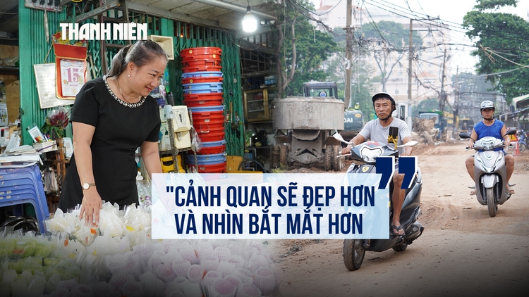 Tiểu thương kể cảnh chuyển từng chuyến hàng vì đường hẹp, nay đường vào chợ hoa sắp rộng 23 m