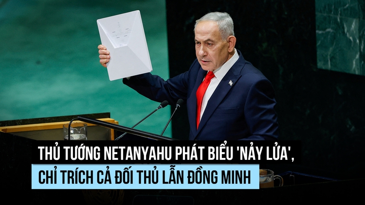 Thủ tướng Israel công kích cả địch thủ lẫn đồng minh tại kỳ họp Liên Hiệp Quốc