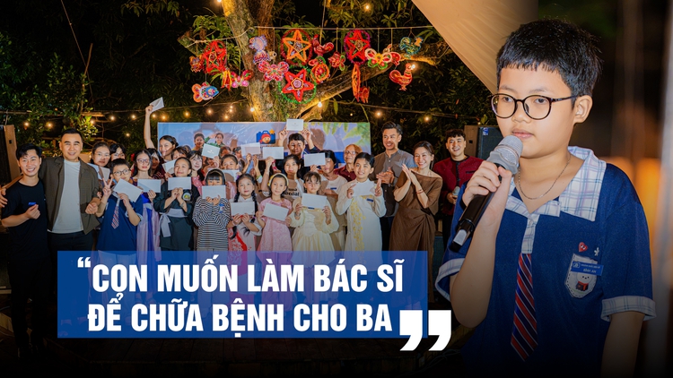 Ước mơ sau những đợt điều trị ung thư: Con muốn làm bác sĩ để chữa bệnh cho ba 