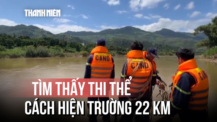 Rơi xuống sông Mã khi qua cầu phao, thi thể dạt sang tận Lào