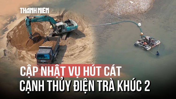Phạt 120 triệu đồng doanh nghiệp tự ý tuồn cát thủy điện Trà Khúc 2 ra ngoài