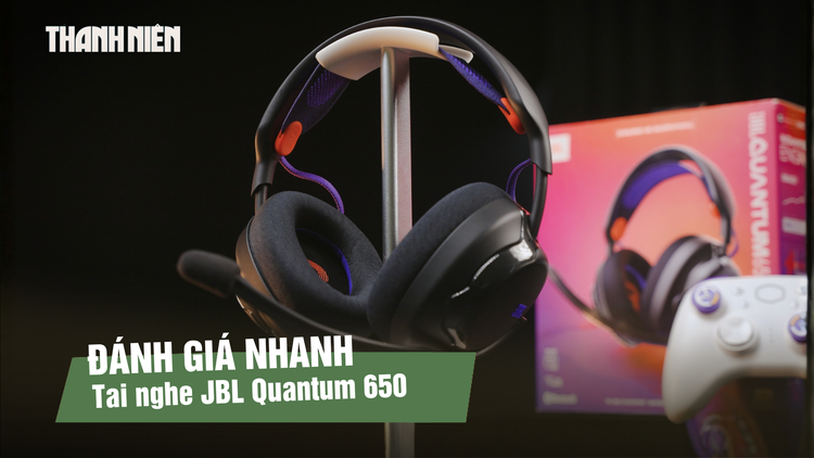 JBL Quantum 650: Tai nghe gaming pin 45 giờ, thay linh kiện dễ dàng
