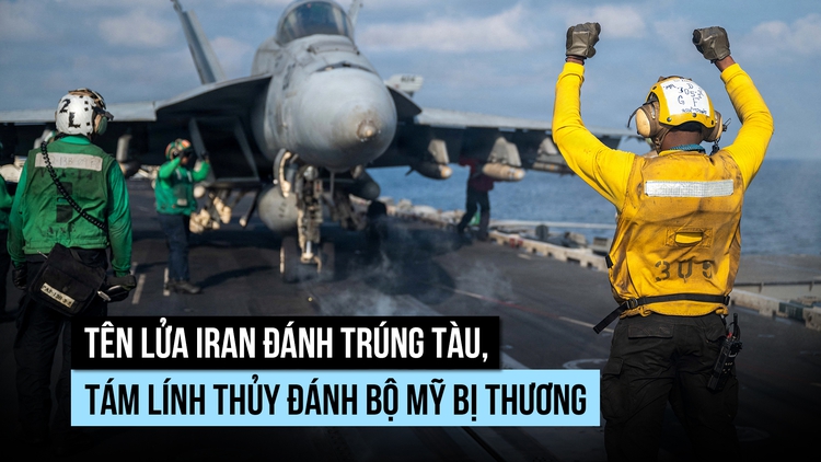 Rộ tin 8 lính thủy đánh bộ Mỹ bị thương vì tên lửa Iran